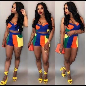 Two piece short set ( Large)